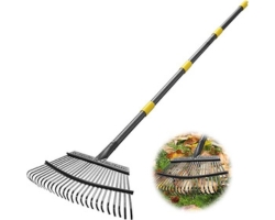 65 Inch Long Garden Leaf Rake